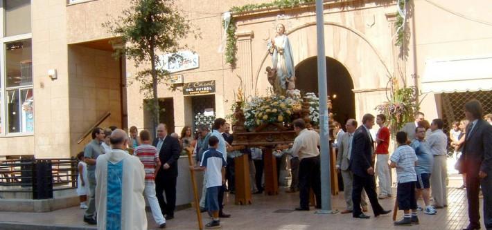 Els Lluïsos inicien les festes amb els actes religiosos a l’espera de l’arribada dels esdeveniments lúdics