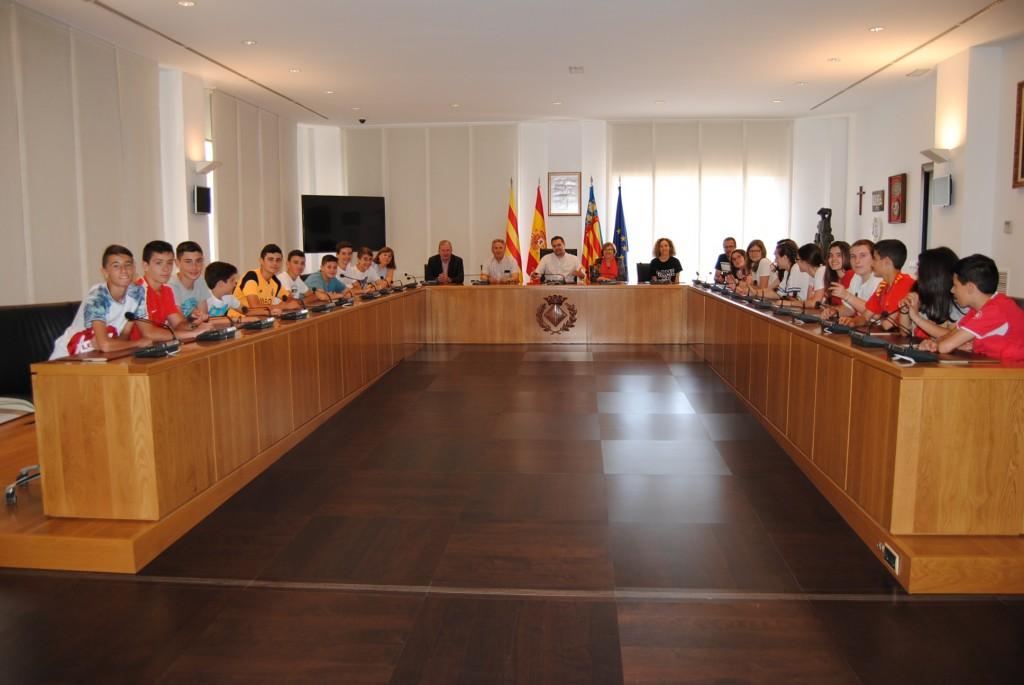 Recepció alumnes intercanvi navarra vila-real