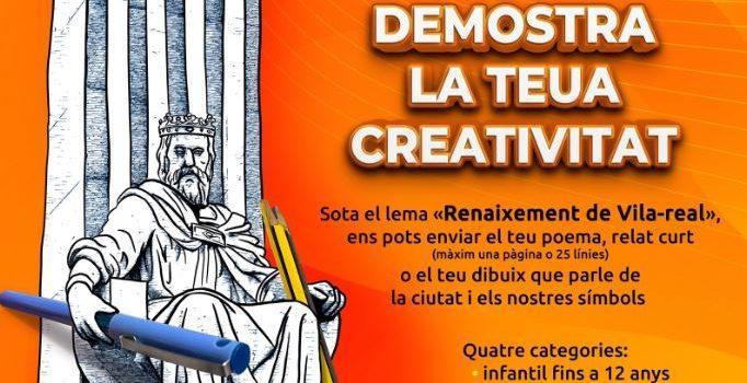 Vila-real incentiva la creativitat dels veïns amb un concurs de creació literària i il·lustrativa obert a tothom