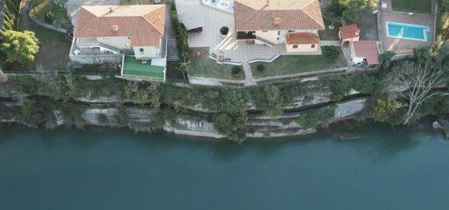 Estudien els despreniments de la ruta botànica amb un dron científic