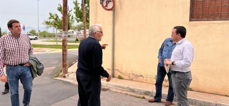 Casabó demana a Benlloch garantir la seguretat viària dels veïns de El Progreso