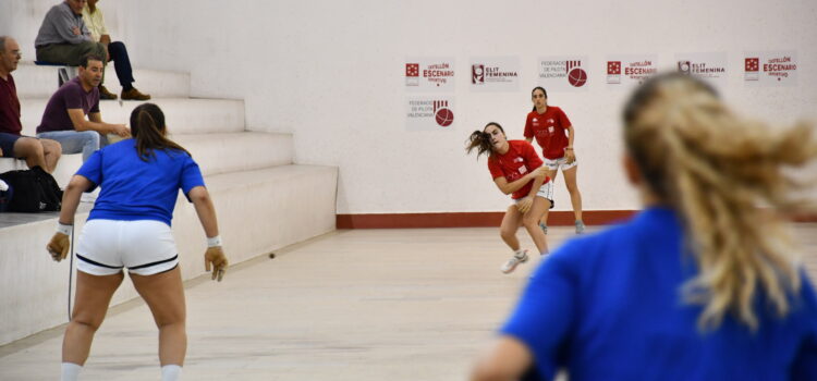 La I Copa Diputació de Raspall Femení a Vila-real se disputa al Trinquet Municipal Salvador Sagols