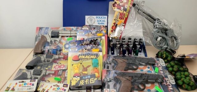 La Uceco intervé a Vila-real diversos productes no aptes per a la venda dins de la campanya ‘joguets segurs’