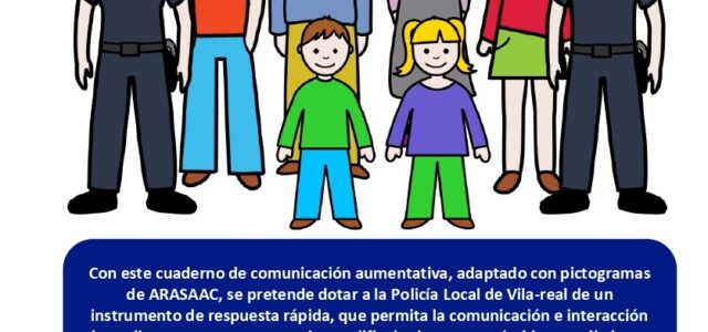 La Policia Local usarà pictogrames per a millorar l’atenció a persones amb dificultats de comunicació