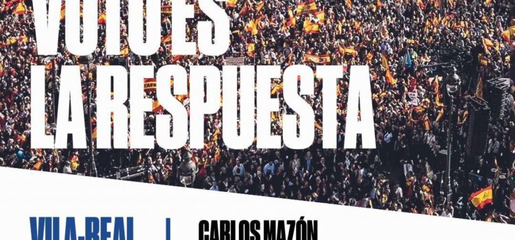 Mazón fa campanya hui per les europees a la plaça Mossén Ballester de Vila-real