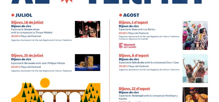 ‘Dijous de circ’ arranca esta setmana la seua proposta estival al Termet