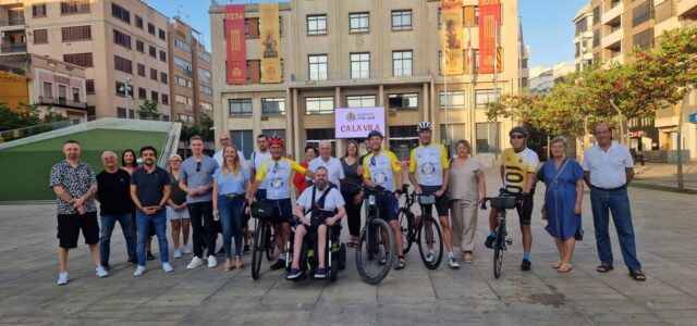 El president del Rotary Club Vila-real, en bici a París per una causa solidària