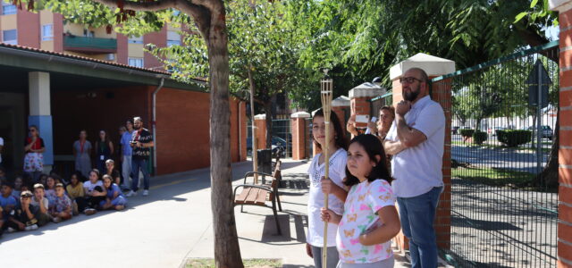 El Correllengua Escolar arriba a Vila-real amb una crida a preservar la llengua i la cultura