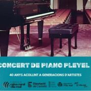 Gran vetllada musical a Vila-real per commemorar les quatre dècades del piano Pleyel