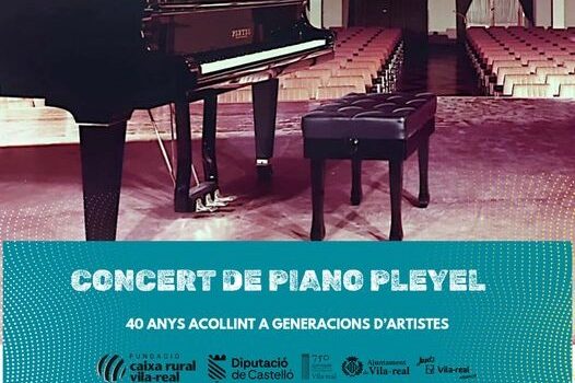 Gran vetllada musical a Vila-real per commemorar les quatre dècades del piano Pleyel