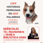 La Biblioteca de la UNED presenta el llibre “Cen històries perrunes en sis paraules”