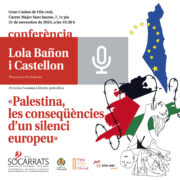 Xarrada a Vila-real: “Palestina, les conseqüències d’un silenci europeu”