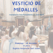 Vestició de Medalles per als futurs membres de la Congregació