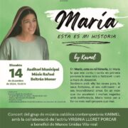 Concert solidari ‘María, esta es mi historia’ a benefici de Manos Unidas