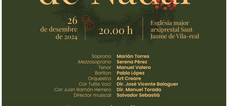 Vila-real celebra el tradicional Concert de Sant Esteve amb la Petite Messe Solennelle de Rossini