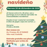 Vila-real acull un taller nadalenc de manualitats per a joves