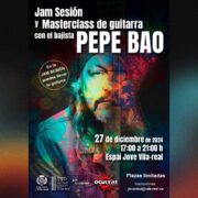 Jam Session i Masterclass de Guitarra amb Pepe Bao