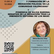 La Càtedra de Mediació Policial de l’UJI presenta un estudi sobre la mediació a la Comunitat Valenciana