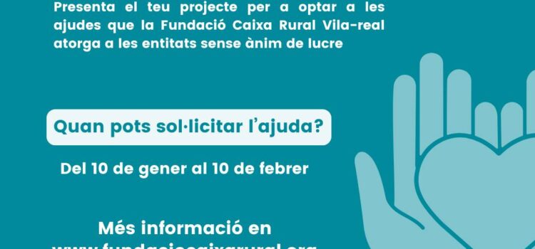 Convocatòria d’ajudes 2025 per a projectes d’Acció Social de la Fundació Caixa Rural