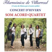 El Som Accord Quartet protagonitza el Concert d’Hivern de la Filharmònica