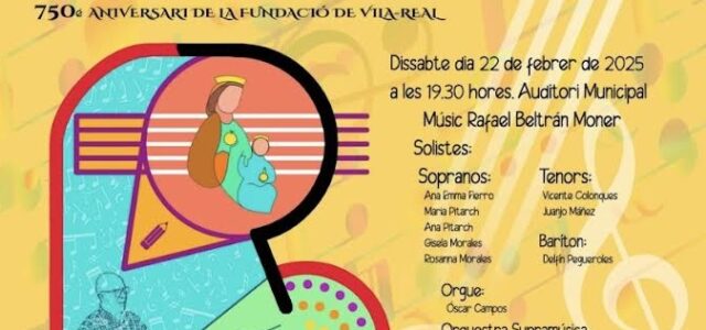 Vila-real celebra el 750é aniversari amb el concert de l’estrena de la ‘Missa Divina Gràcia’