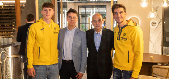 El Villarreal CF i Porcelanosa reafirmen la seva col·laboració a la Mostra Internacional