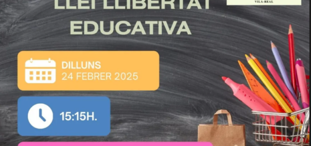 El CEIP Carlos Sarthou acull una reunió informativa sobre la Llei de Llibertat Educativa