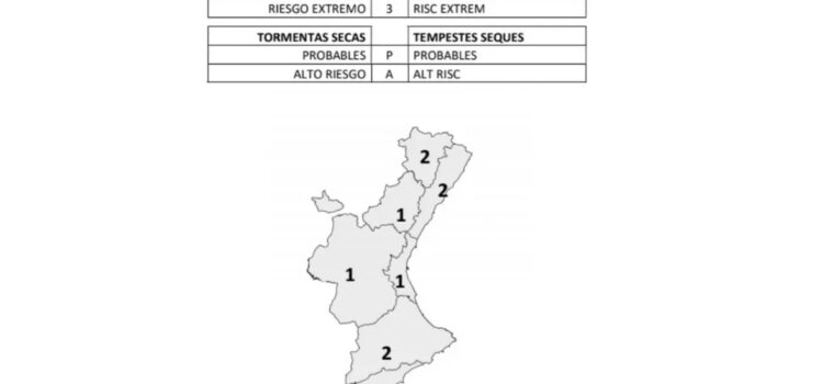 Avís de risc d’incendis forestals per al dia d’avui