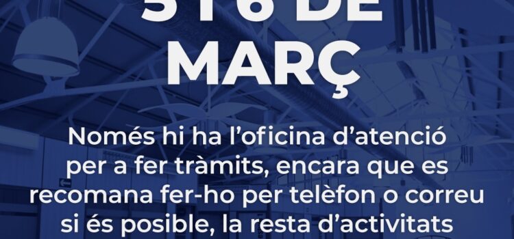 L’Espai Jove modifica els seus serveis debut a la suspensió d’activitats