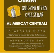 El Mercat Central rep amb els braços oberts al Quesomentero Cheesebar