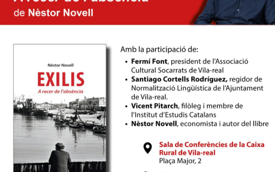 Vila-real acull la presentació d’Exilis, l’obra de Néstor Novell que reflexiona sobre la identitat i la memòria