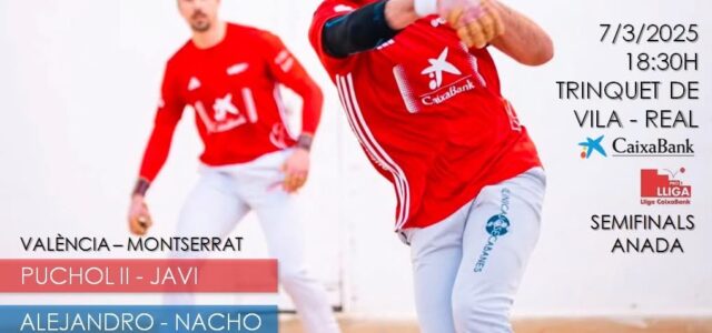 Vila-real acull una emocionant semifinal de la Lliga CaixaBank de Pilota Valenciana